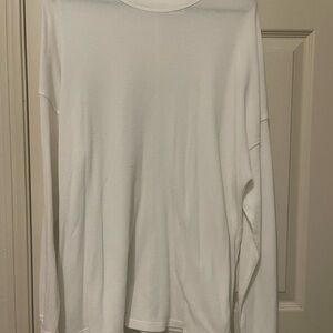 PINK Victoria's Secret Cream Long Sleeve Top